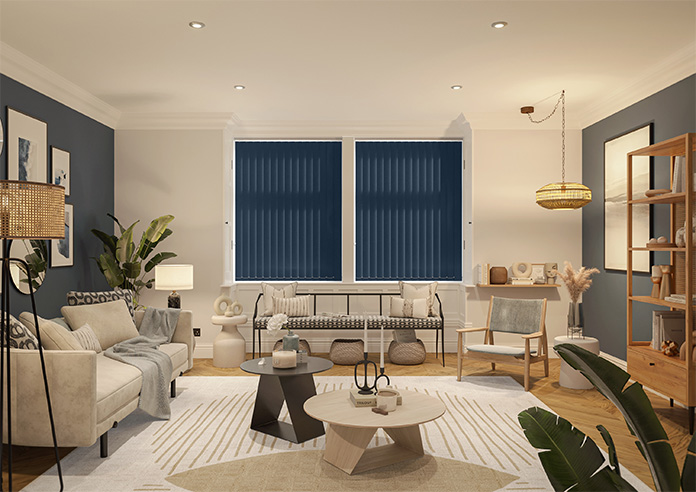 Trinity (FR Blackout), Blue Depths - Vertical Blind - Image 9